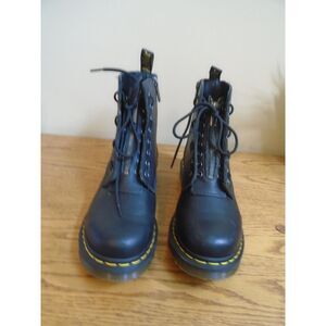 Dr Martens 23863 1460 Pascal Nappa Zipper Boots - Black size 10